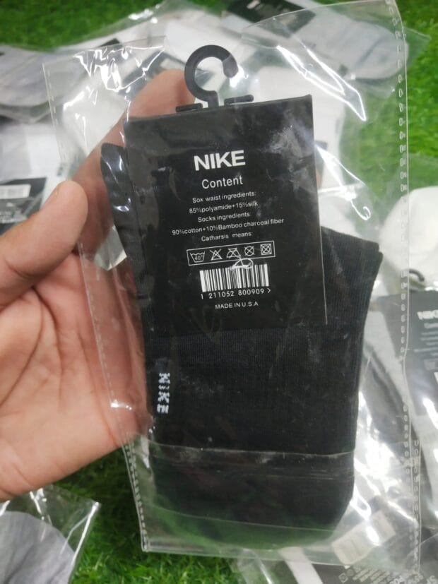 Nike men socks black - Image 2