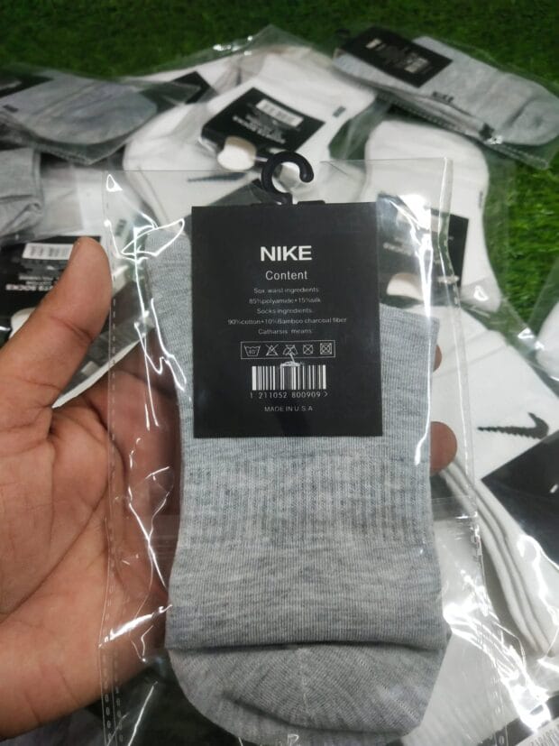 Nike men socks grey - Image 2