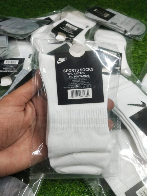 Nike men socks white - Image 5